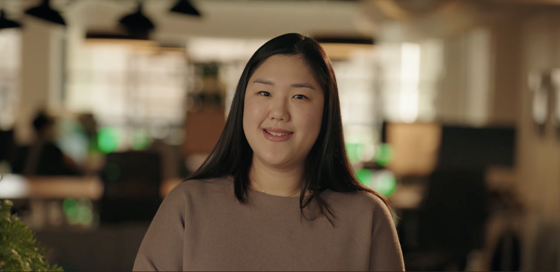 Flock employee at the all-hands